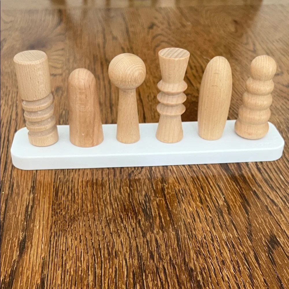 Lovevery Wooden Emotions Stacking Toy